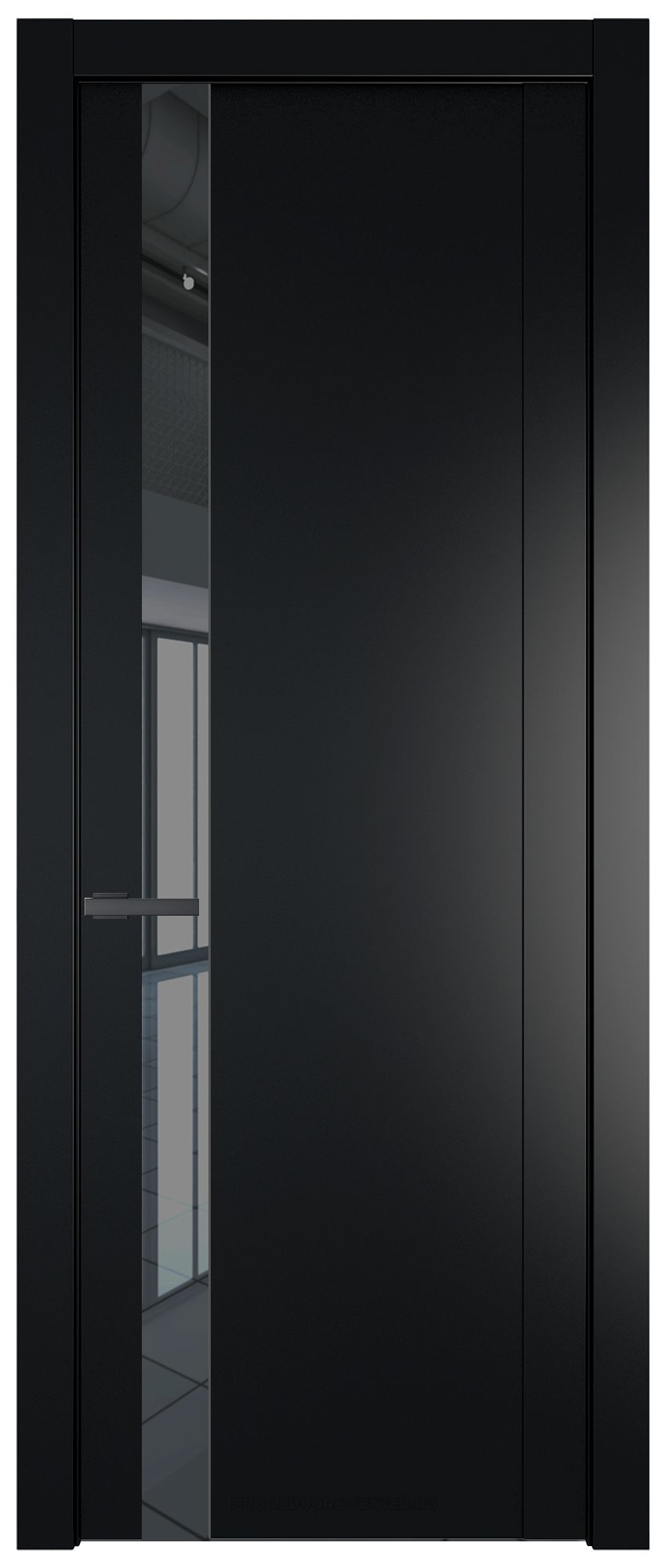1.2P Блэк Зеркало Grey молдинг Серая ночь