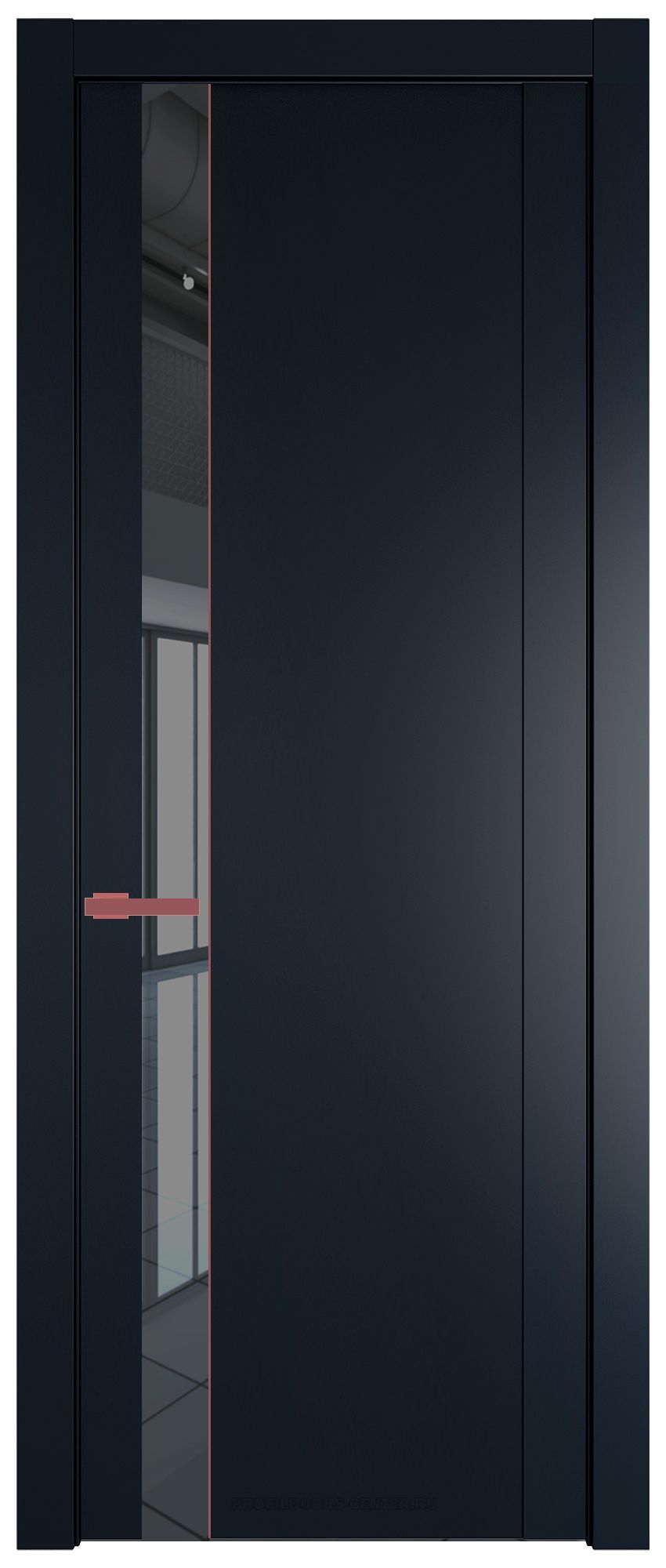 1.2P Нэви Блу Зеркало Grey молдинг Красный антрацит