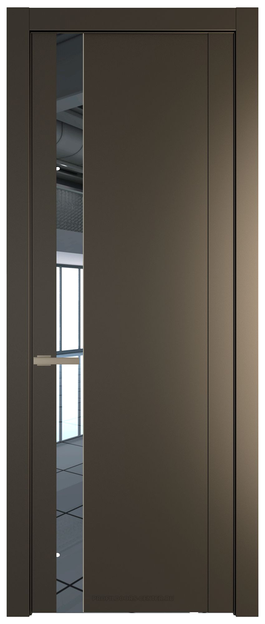 1.2P Перламутр бронза Зеркало молдинг Никель матовый