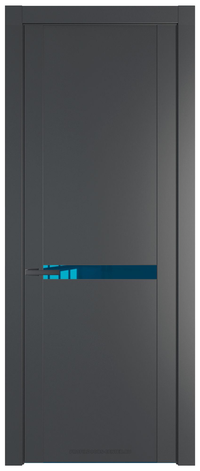1.4P Графит Зеркало Blue молдинг Серая ночь