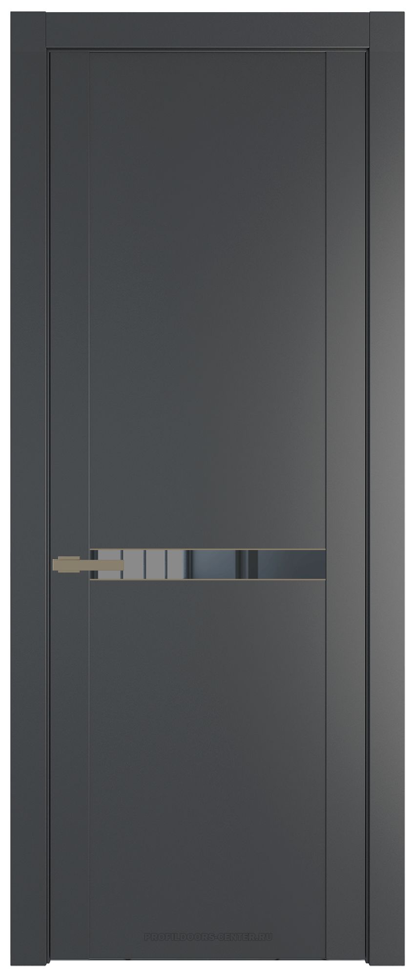 1.4P Графит Зеркало Grey молдинг Шампань