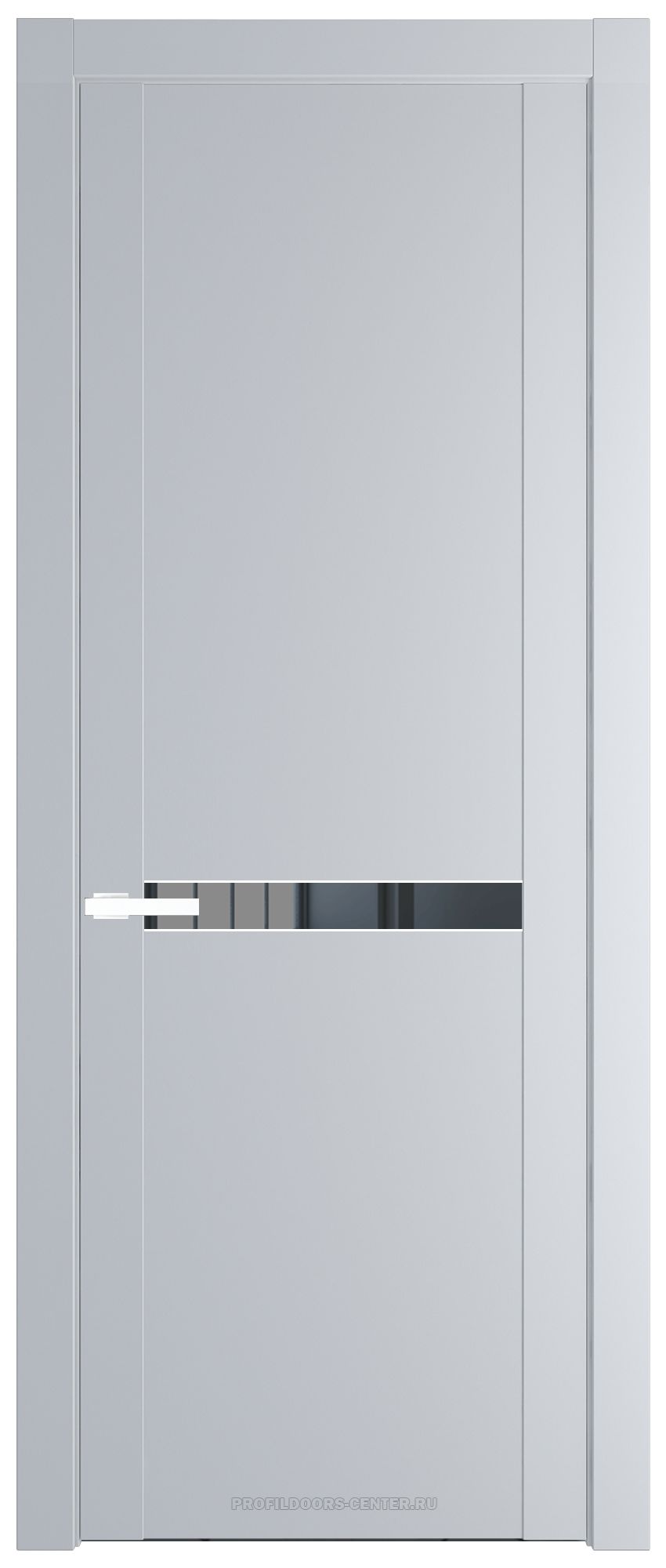 1.4P Лайт Грей Зеркало Grey молдинг Вайт
