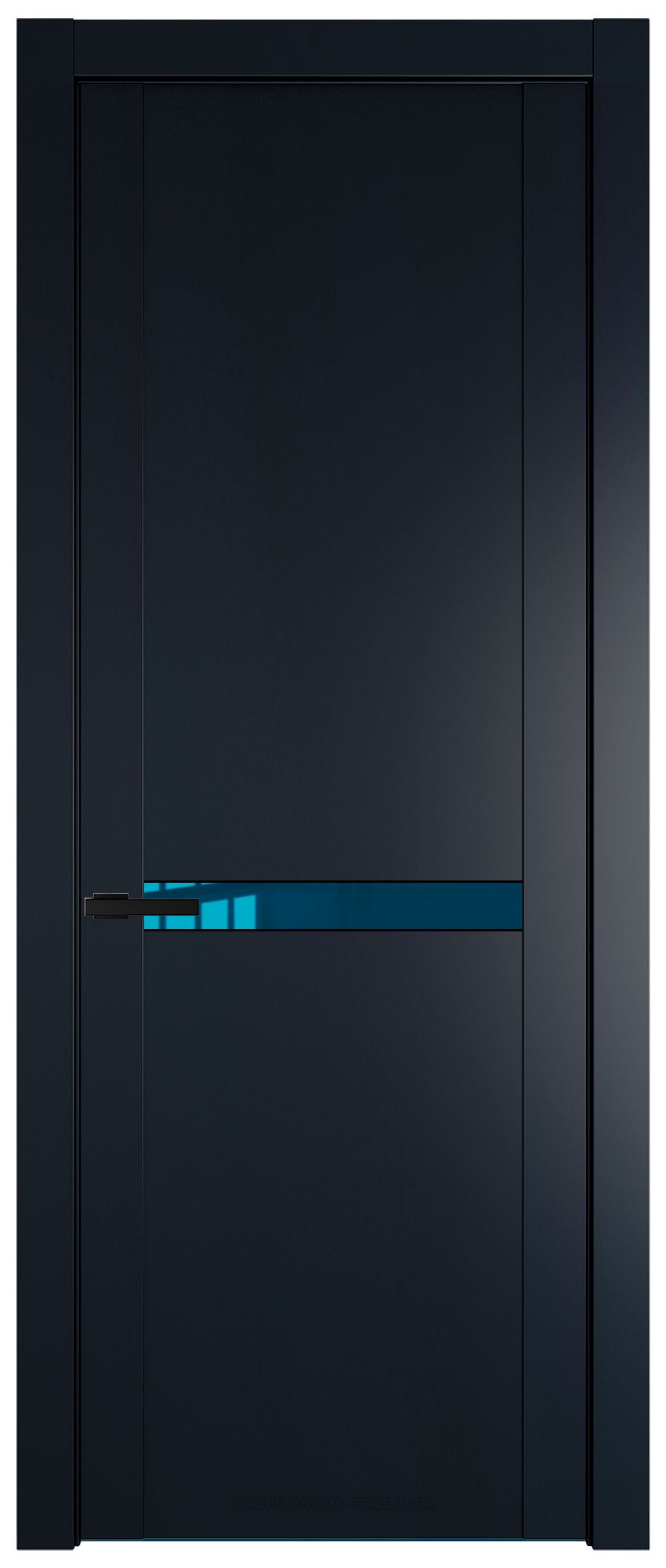 1.4P Нэви Блу Зеркало Blue молдинг Черный матовый
