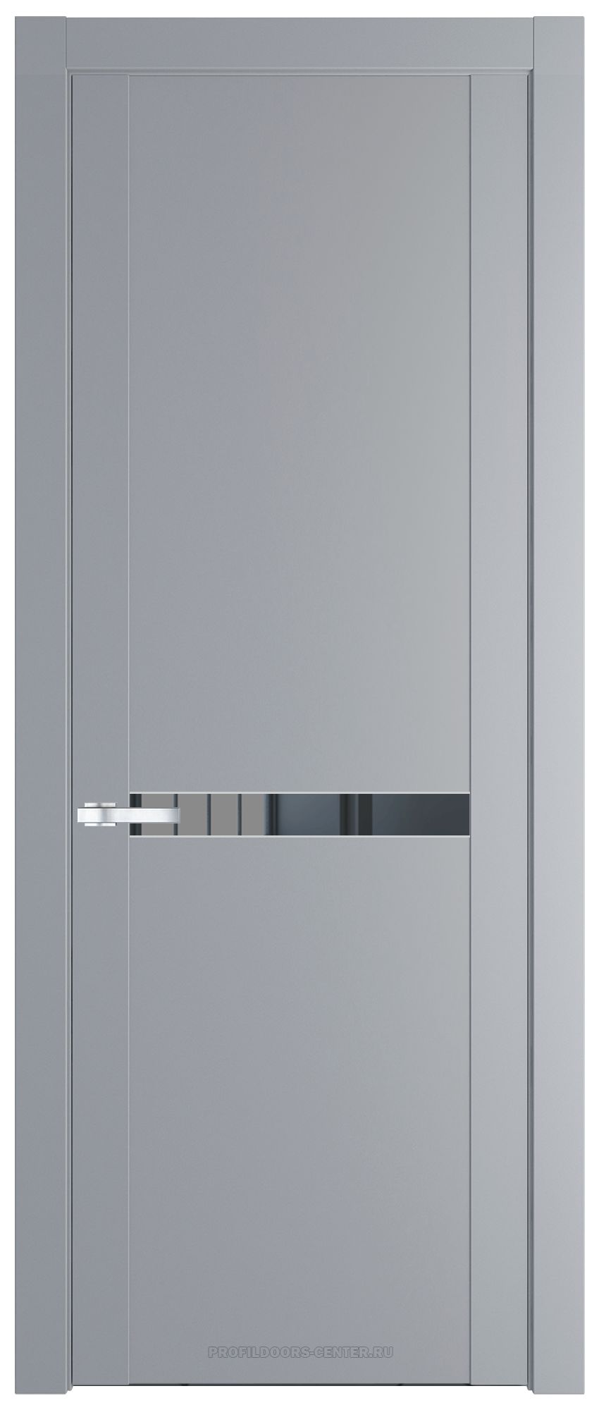 1.4P Смоки Зеркало Grey молдинг Серебро
