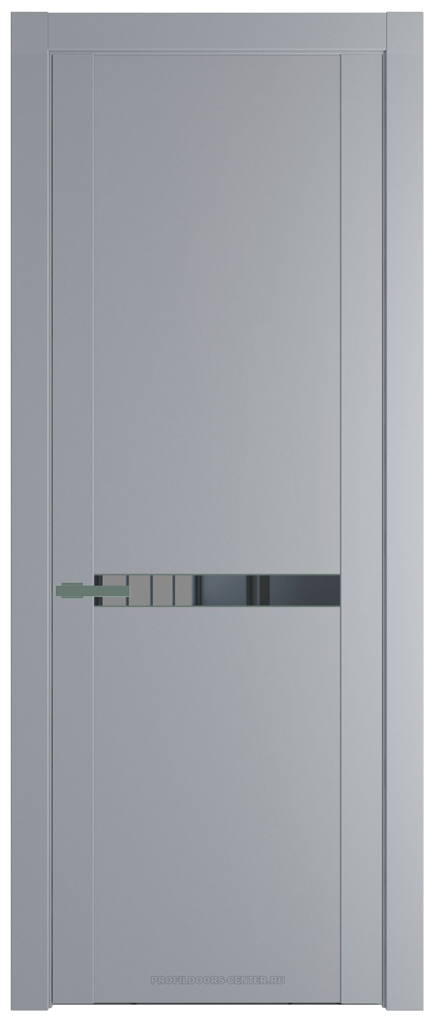 1.4P Смоки Зеркало Grey молдинг Зеленый воск