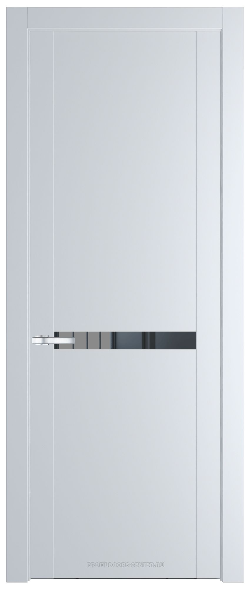 1.4P Вайт Зеркало Grey молдинг Серебро