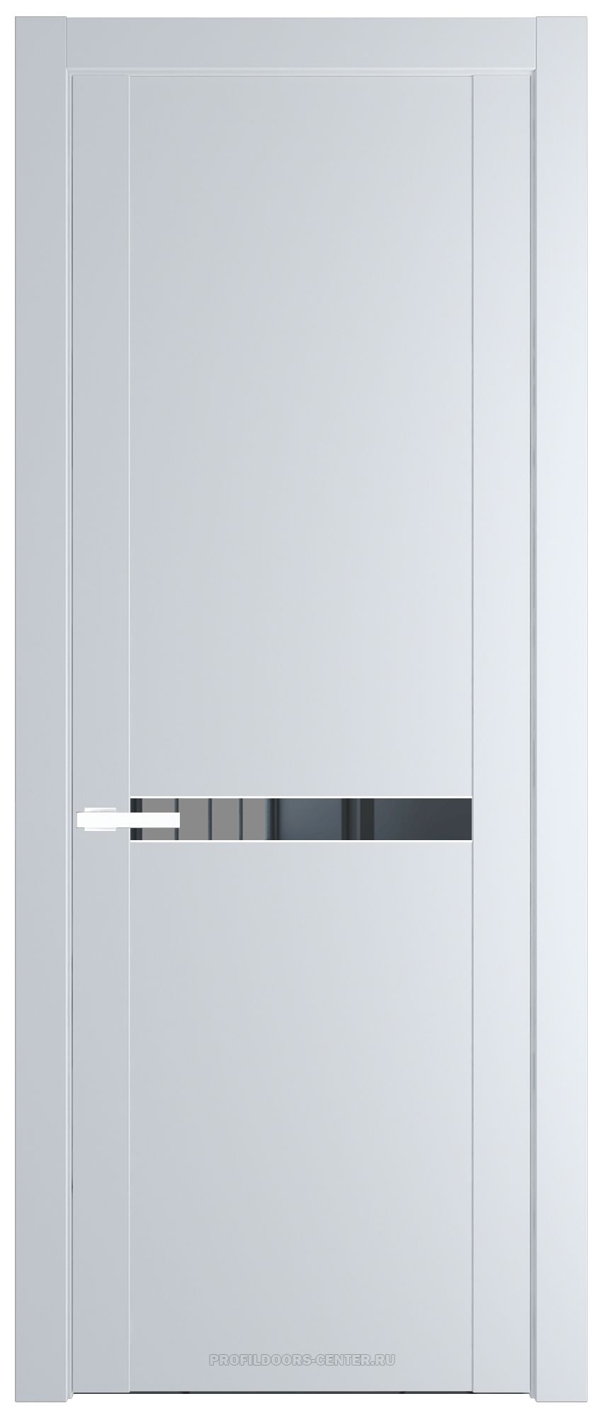 1.4P Вайт Зеркало Grey молдинг Вайт
