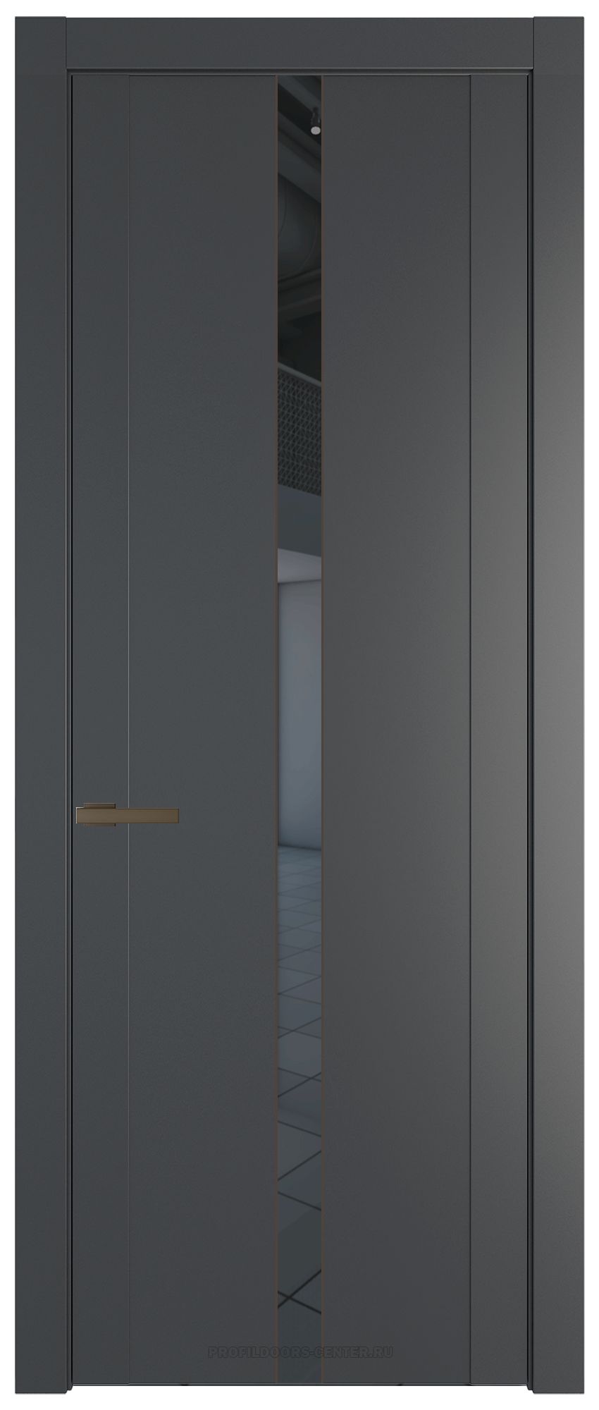 1.8P Графит Зеркало Grey молдинг Деорэ