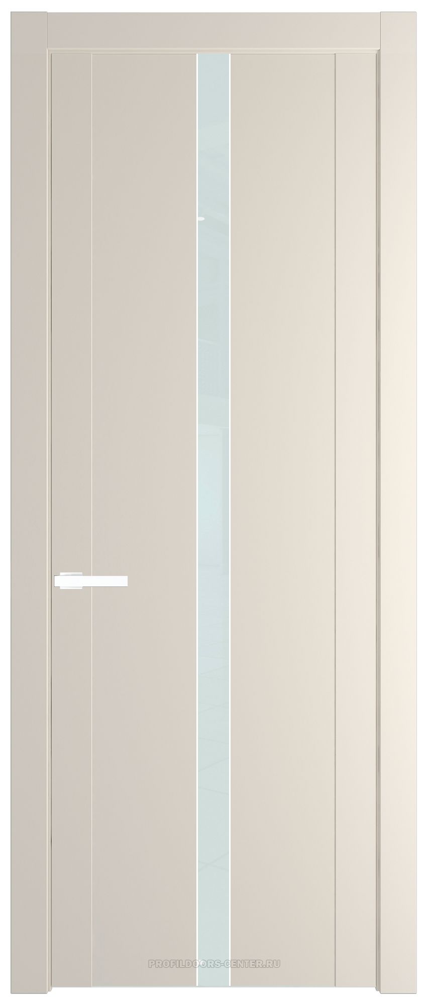 1.8P Кремовая Магнолия Lacobel Белый лак молдинг Вайт