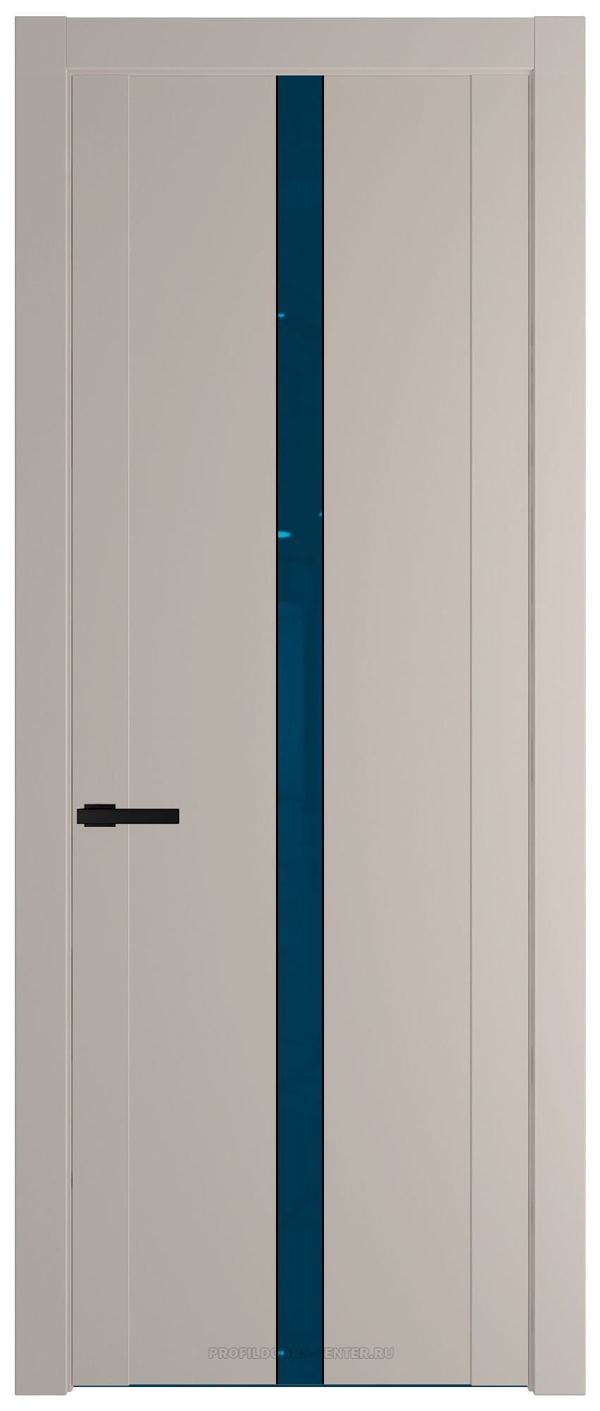 1.8P Сэнд Зеркало Blue молдинг Черный матовый