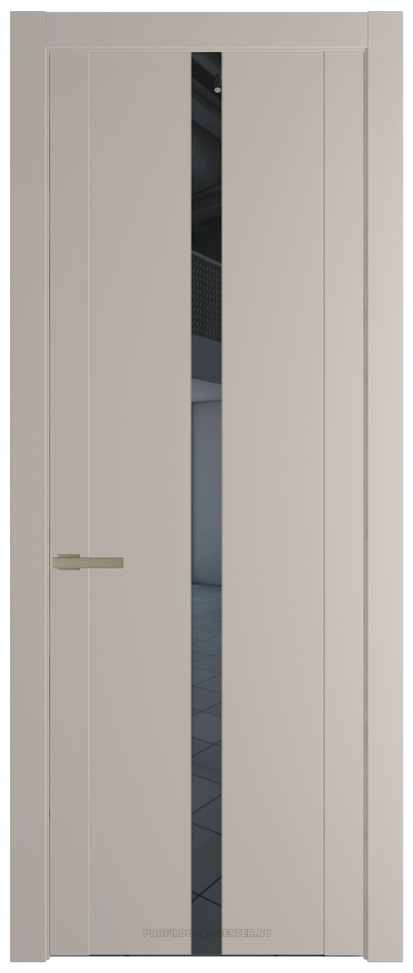 1.8P Сэнд Зеркало Grey молдинг Никель матовый