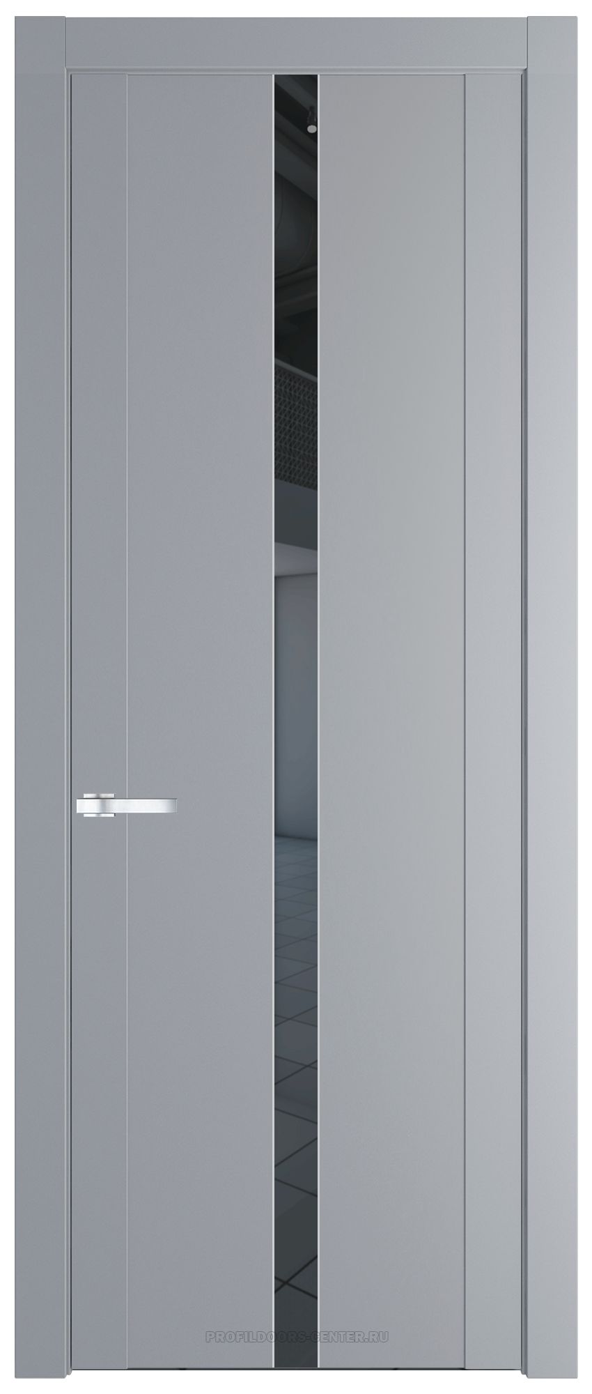 1.8P Смоки Зеркало Grey молдинг Серебро