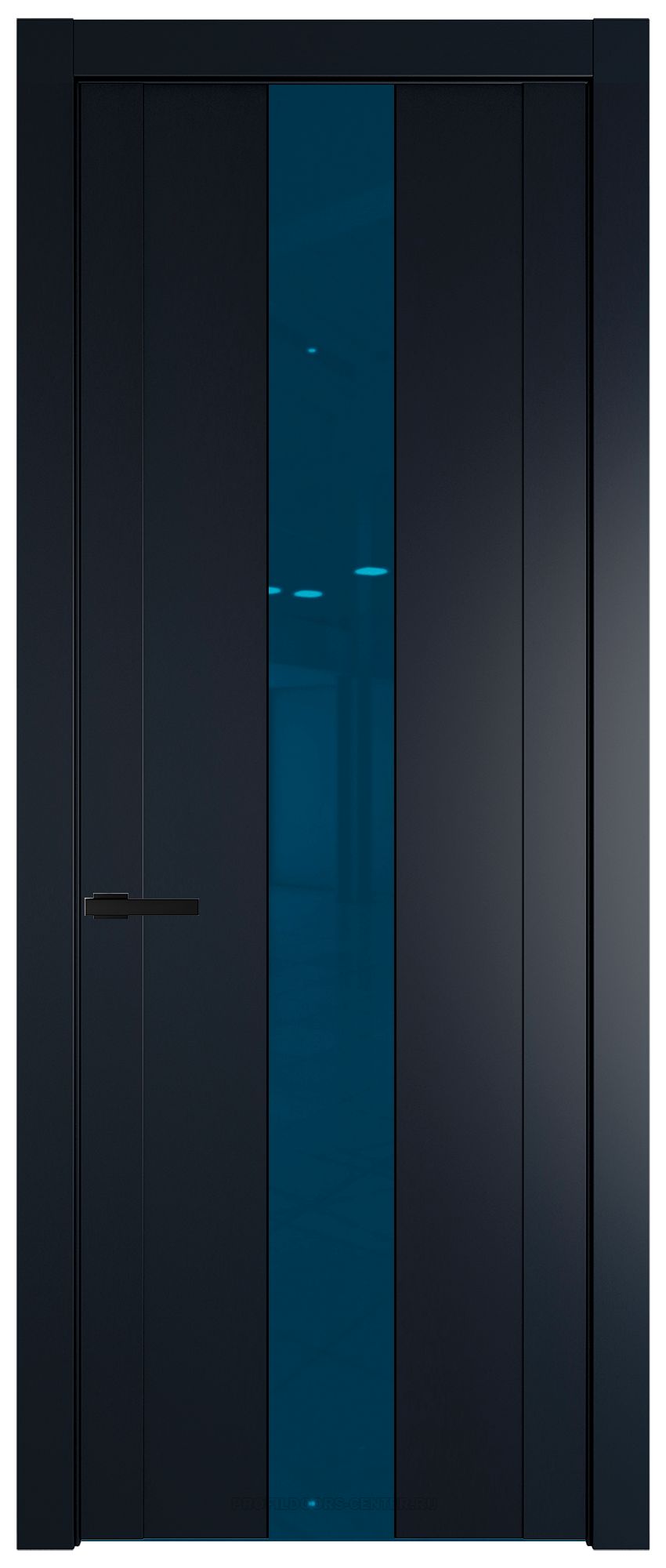 1.9P Нэви Блу Зеркало Blue молдинг Черный матовый