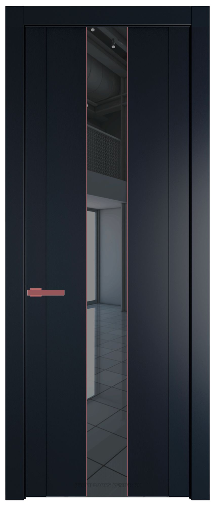 1.9P Нэви Блу Зеркало Grey молдинг Красный антрацит