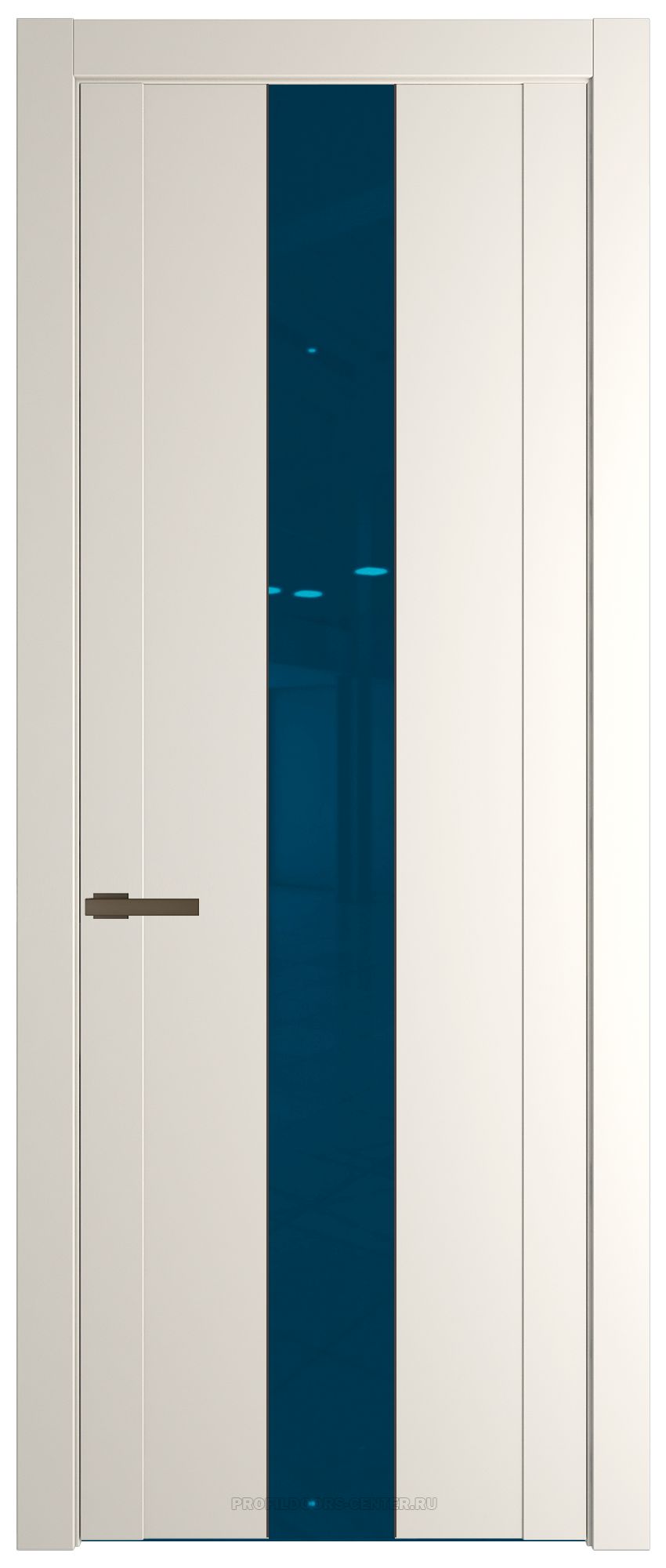 1.9P Перламутр белый Зеркало Blue молдинг Деорэ
