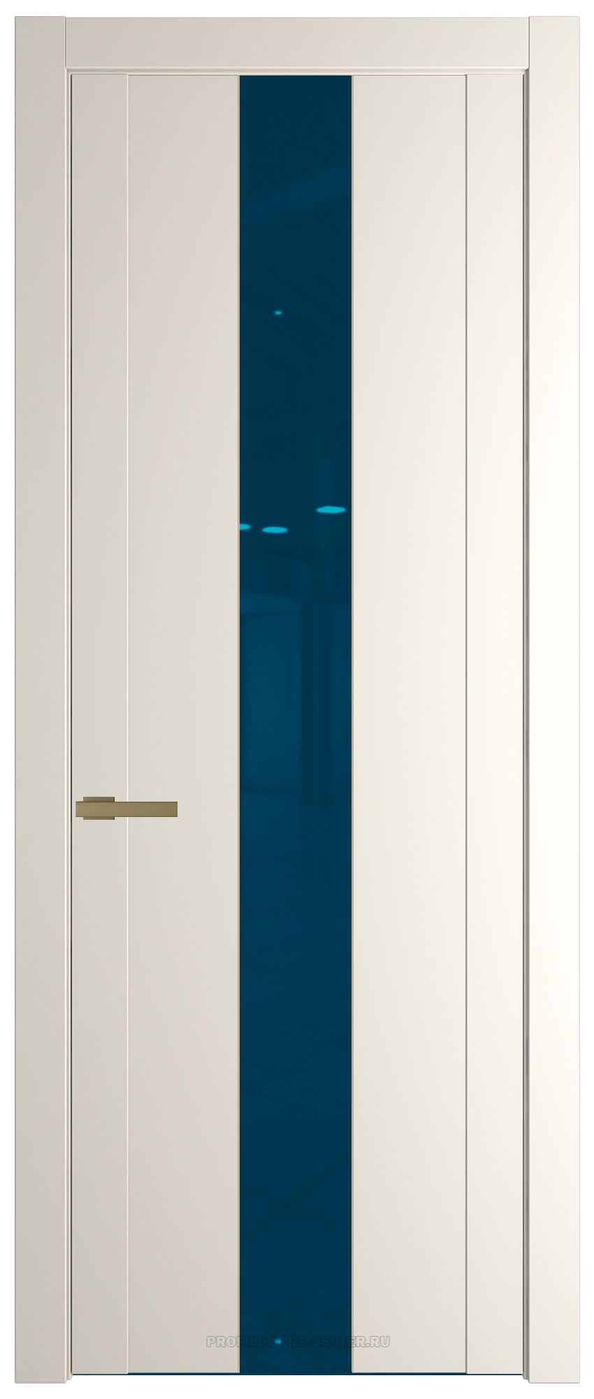 1.9P Перламутр белый Зеркало Blue молдинг Золото