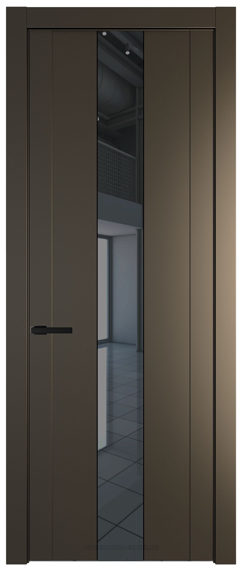 1.9P Перламутр бронза Зеркало Grey молдинг Черный матовый