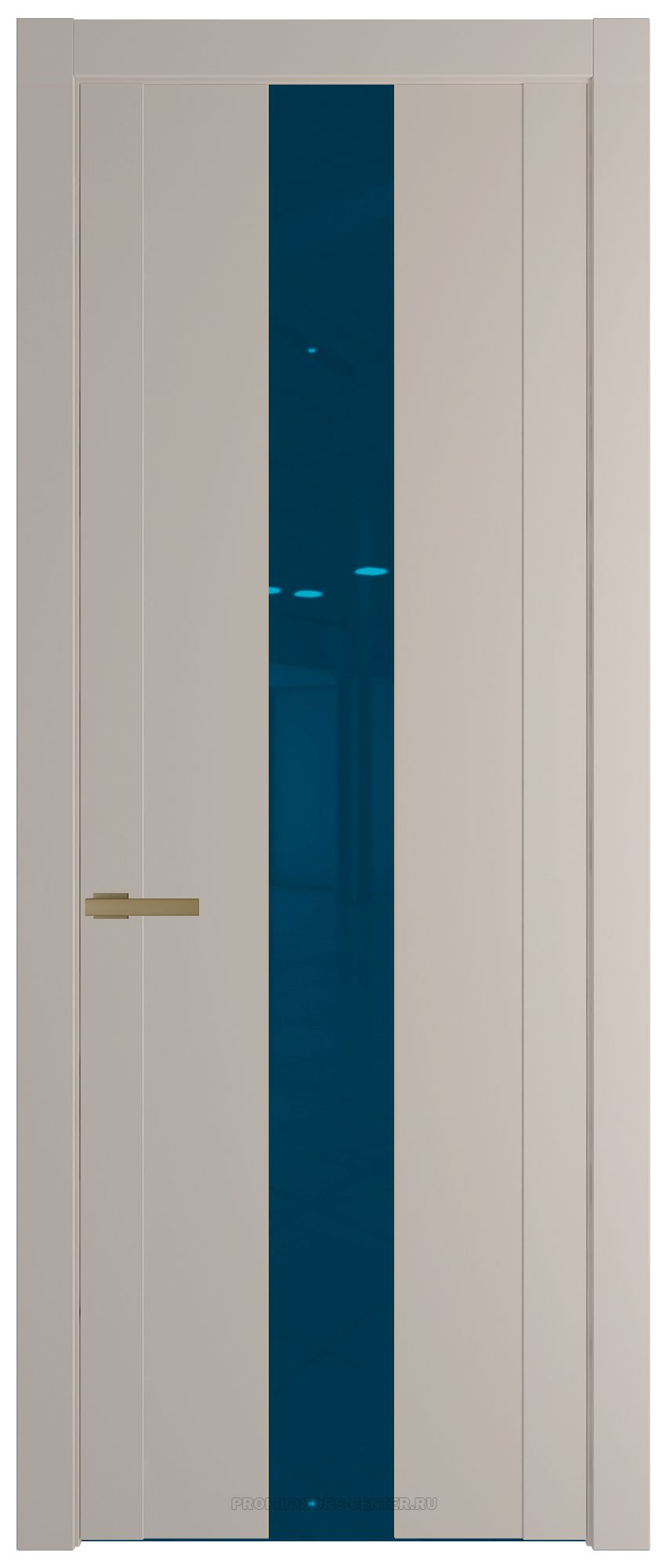 1.9P Сэнд Зеркало Blue молдинг Золото