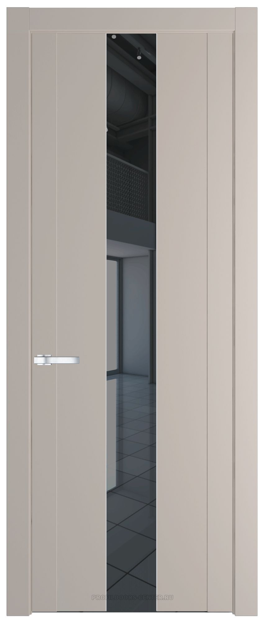 1.9P Сэнд Зеркало Grey молдинг Серебро
