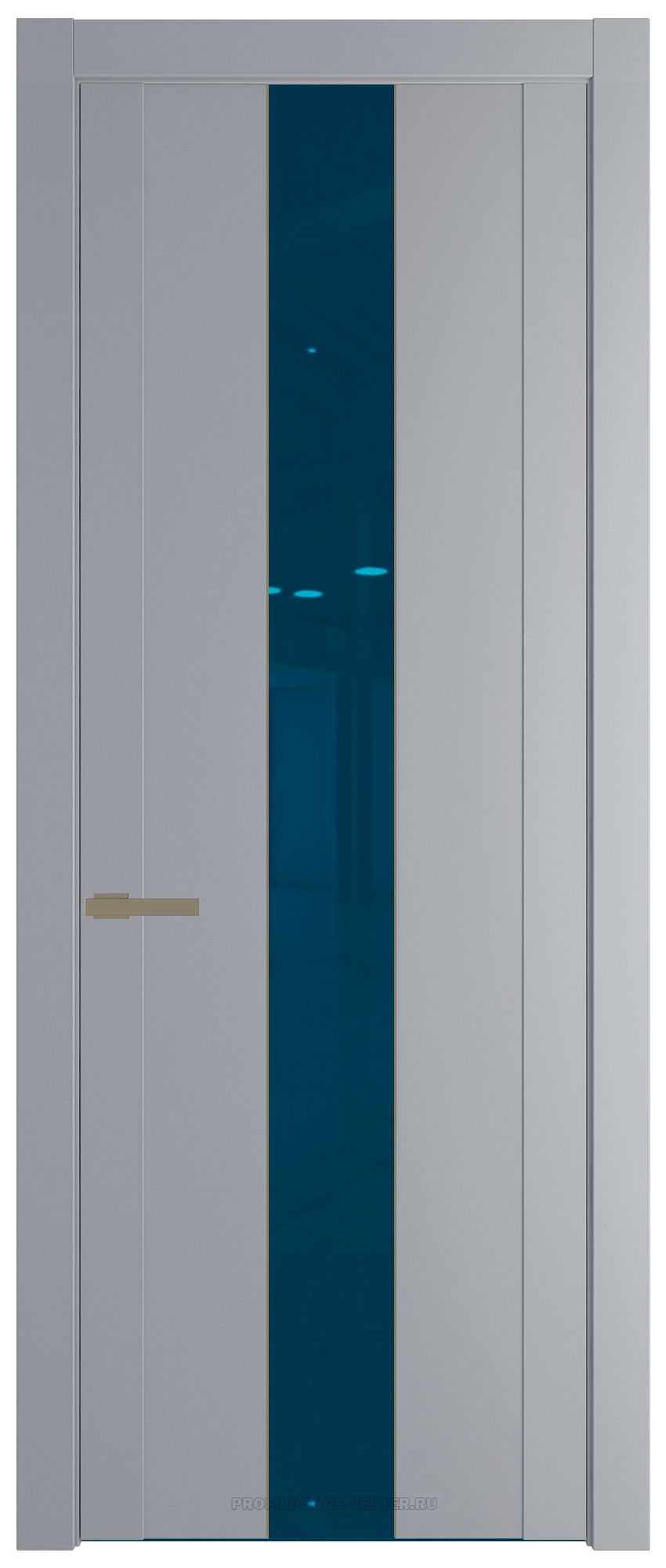 1.9P Смоки Зеркало Blue молдинг Шампань