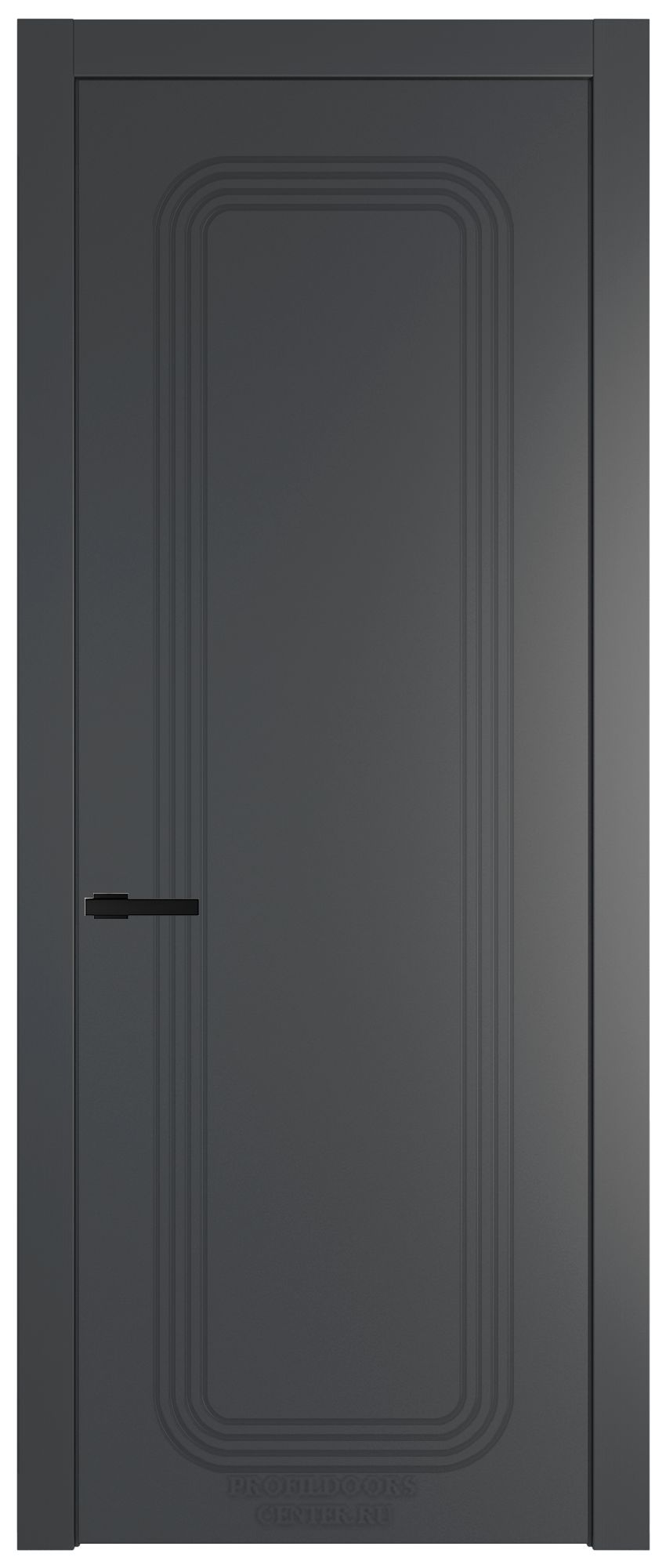 34 PW Графит Глухая